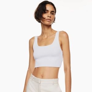 Aritzia square neck crop top